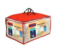 DODO - Couette 4 Saisons Ultra Douce 240x260 cm - Convient 2 Personnes - Tissu 100% Polyester - Garnissage Synthétique 100% Polyester Fibre Volupt'Air - Toucher Peau de Pêche - Lavable à 40°C