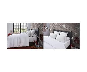 DODO Couette - 4 Saisons - 220 x 240 cm & Oreiller MAXICONFORT Thermolite Ultra - Moelleux - 60 x 60 cm, Blanc