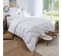 DODO - Couette Légère Feel Fresh 200x200 cm - Garnissage Fibre Creuse Siliconée 175g/m² - Confort hôtel - Enveloppe Coton & Tencel - Lit 2 Personnes - Piquage Vagues - Lavable 40°C