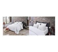 DODO Couette Niagara Anti-ACARIENS TEMPÉRÉE & Oreiller MAXICONFORT Thermolite Ultra - Moelleux - 60 x 60 cm, Blanc