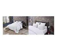 Dodo Couette Noblesse - Chaude - 220 x 240 cm & Oreiller MAXICONFORT Thermolite Ultra - Moelleux - 60 x 60 cm, Blanc
