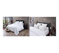 Dodo Couette PRONEEM Anti-ACARIENS - Chaude - 220 x 240 cm & Oreiller MAXICONFORT Thermolite Ultra - Moelleux - 60 x 60 cm, Blanc