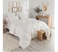 DODO I Couette Chaude Traitée Anti-Acarien 220x240 I pour Lit 2 Personnes I Confort Optimal I Protection Active I 100% Coton I Fabriqué en France I Lavable en Machine