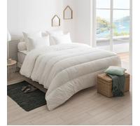 DODO - Couette Légère Anti-Acariens 200x200 cm - pour Lit 2 Personnes - Tissu 100% Coton Naturel - Garnissage 100% Thermocomfort Polyester Fibre Creuse - Lavable en Machine en Machine à 40°C