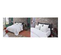 Dodo Couette SANIPROTECT Anti-ACARIENS - Chaude - 220 x 240 cm & Oreiller MAXICONFORT Thermolite Ultra - Moelleux - 60 x 60 cm, Blanc