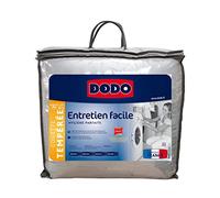 DODO - Couette Tempérée 220 x 240 cm - Fibre Dacron - Lavable 95°C | 350g/m² - Enveloppe Polyester - Lit 2 Personnes - Piquage Lignes - Finition Biais - Lavable 95°C