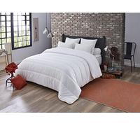 DODO - Couette Tempérée 220x240 cm - Convient 1-2 Personnes- Douceur Peau de Pêche - Tissu 100% Polyester - Garnissage 100% Polyester Fibre Circul'Air - Lavable en Machine à 40°C