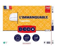 DODO Couette tempérée 250G/m² - L'IMMANQUABLE - 220 x 240 cm - Blanc
