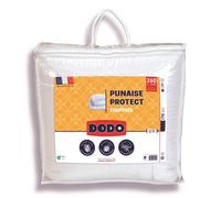 DODO Couette tempérée 300gr/m² 240x260 cm - Protection anti punaise, anti acarien - Blanc - Fabriqué en France