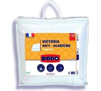 DODO Couette tempérée 300gr/m² anti-acarians VICTORIA 140x200 cm blanc