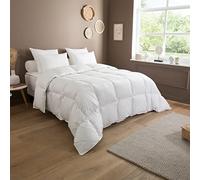 DODO - Couette Tempérée 90% Duvet de Canard Neuf 240x260 cm - pour Lit 2 Personnes - Anti-Acariens Proneem - 100% Coton Percale - Garnissage 90% Duvet de Canard, 10% Plumettes - Lavable à 40°C