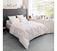 DODO - Couette Tempérée Air Cool 240x260 cm - Fibre CoolControl | 250g/m² - Respirante - Enveloppe Coton & Tencel - Lit 2 Personnes - Piquage Trapèzes - Lavable 40°C