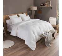 DODO - Couette Tempérée Confort Hôtel 240x260 cm - Garnissage Fibre VOLUM'AX Gonflant Exceptionnel 265g/m² - Extra Douce - Enveloppe 100% Coton - Lit 2 Personnes - Piquage Capiton
