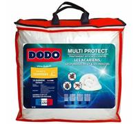 DODO - Couette Tempérée Multi Protect 140x240 cm - Convient 1 Personne - Anti-Acariens et Punaises de Lit - Tissu 100% Polyester - Garnissage 100% Polyester Termolite Lin Protect - Lavable à 40°C