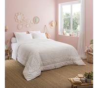 DODO - Couette Tempérée Soie 200x200 cm 360g/m² - Douce - Délicate & enveloppante - Enveloppe 100% Percale de Coton Satinée - Lit 2 Personnes - Lavable 30°C