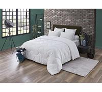 DODO - Couette Tempérée Synthétique 220x240 cm - Convient 2 Personnes - Anti-Acariens aux Actifs d'origine Végétale - Tissu 100% Polyester - Garnissage Fibre Circul'Air - Lavable en Machine à 40°C