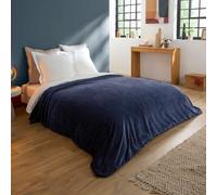 DODO - Couverture Polaire Extra Douce - Bleue 180x220 cm
