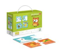 DODO Puzzle éducatif D300117 Duo – Où vivent les animaux – 24 pièces