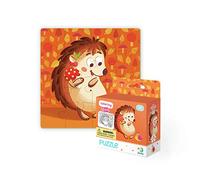 Dodo D300119 Puzzle éducatif 2 en 1 Hérisson à colorier 16 pièces