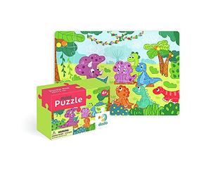 Dodo D300281 Educational Mini Dino and His Friends Puzzle 35 Pieces, Various