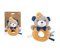 DODO D'AMOUR - OURS - DOUDOU - 022290 - HOCHET - 13 CM - ORANGE - NAIS