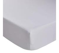 DODO - Drap Housse 140x190cm - Blanc - Bonnet 32 cm | 100% coton - Hygiène & Confort - Technologie Saniprotect - Lit 2 Personnes - Lavable 60°C