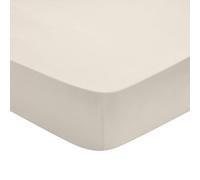 DODO - Drap Housse 140x190cm - Influence - Coquille - Bonnet 30 cm | Percale de Coton - Toucher Lisse & Doux - Élégance Intemporelle - Lit 2 Personnes - Lavable 60°C