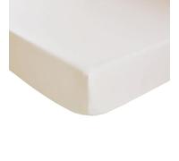 DODO - Drap Housse 140x190cm - Ivoire - 100% Coton - Issu d'une Agriculture Responsable - Bonnet 32 cm (Matelas jusqu'à 28 cm) - Lit 2 Personnes - Lavable 60°C