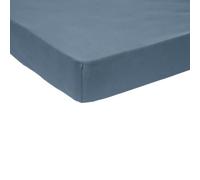 DODO | Drap Housse Bébé Confort Jersey Denim | 60x120 cm | Coton Peigné Ultra Doux | Extensible et sans Repassage | Bonnet 15 cm | Tenue Parfaite
