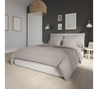 DODO - Housse de couette 240x260cm - Influence - Fumée - Percale de Coton | Toucher Doux - Élégance Intemporelle - Bouteille - Lit 2 Personnes - Extra Easy Care - Lavable 60°C