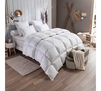DODO I Couette Chaude Naturelle 140x200 I pour Lit 1 Personne I 90% Duvet d'oie Neuf I Traitée Anti-Acarien I Duvet Tradition I Thermorégulation I Fabriqué en France I Lavable en Machine