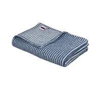 Plaid - - Coton caresse - Marine