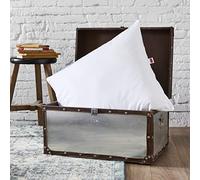 DODO - Lot de 2 Oreillers Anti-Acariens 60x60 cm - Confort Médium, Finition Bourdon - Enveloppe 100% Polyester - Garnissage Synthétique 100% Polyester Circul'Air - Lavable en Machine à 40°C