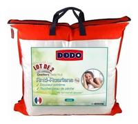 DODO Lot de 2 Oreillers Anti-Acariens Belle Nuit 60x60 cm Blanc