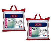 Lot de 2 oreillers anti allergies - 65x65 cm - ACTI PLUS II