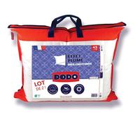 DODO - Lot de 2 oreillers - Effet Plume - 45 x 70 cm - 100% Polyester