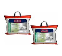 Dodo Lot de 2 oreillers ergonomiques à mémoire de Forme - 45x70 cm - Vegetal