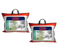 Lot de 2 oreillers ergonomiques à mémoire de forme - 45x70 cm - VEGETAL