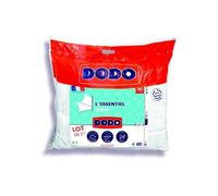 DODO - Lot de 2 oreillers - L'ESSENTIEL - 50 x 70 cm - Blanc