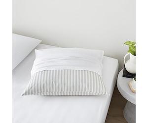 DODO - Lot de 2 Protège Oreillers 60x60 cm - Imperméable et Respirant - Molleton Coton 230 GR/m² avec Enduction Polyuréthane - Traitement Anti-Rétrécissement Sanfor - Lavable en Machine à 40°C