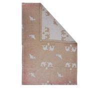 DODO Mon PTIT Couverture Loup de Mer, Corail, 80 x 100 cm | Laine Merinos, Fabrication Française