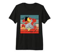 Dodo, Oiseau, Ailes, Battement, espiègle, Joyeux, Humour T-Shirt Haut de Gamme