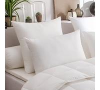 DODO - Oreiller Acarina 60x60 cm - Soutien Medium - Anti-acariens | Fibre Creuse Siliconée - Dormeurs sur le Dos - Enveloppe 100% Coton - Protection et Confort - Lavable 40°C