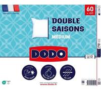 DODO - Oreiller double saisons - 60 x 60 cm - 100% Polyester VOLUPT'AIR - Blanc
