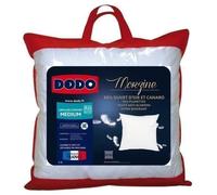 DODO Oreiller Duvet Oie MORZINE Anti-Acariens 65x65cm blanc blanc G