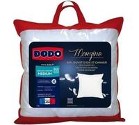 DODO Oreiller Duvet Oie MORZINE Anti-Acariens 65x65cm blanc