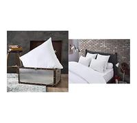 Dodo | Oreiller Entretien Facile 60x60 | Fermeté Medium | Fabriqué en France | Gonflant Durable | Lavable en Machine à 90°c & Oreiller Ultra Gonflant 60x60 | Confort Moelleux | Fabriqué en France