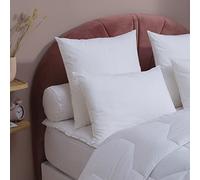 DODO - Oreiller Fleur de Lin Medium 60x60 cm - Anti-Acariens Végétal - Enveloppe 100% Coton - Garnissage Synthétique Suprelle Lin Protect - Lavable en Machine à 40°C