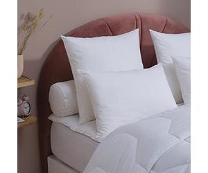 DODO - Oreiller Fleur de Lin Medium 65x65 cm - Anti-Acariens Végétal - Enveloppe 100% Coton - Garnissage Synthétique Suprelle Lin Protect - Lavable en Machine à 40°C