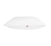 DODO - Oreiller Helsinki 65x65 cm - Confort Médium, Zip Invisible - Enveloppe 100% Coton Percale - Garnissage Naturel 90% Plumettes 10% Duvet de Canard- Lavable en Machine à 40°C